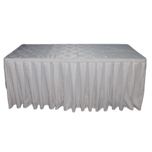 Table Skirt White