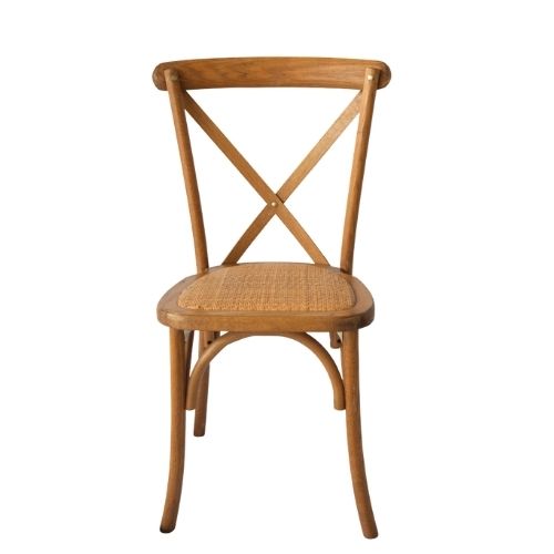 Wooden Cross Back Chair