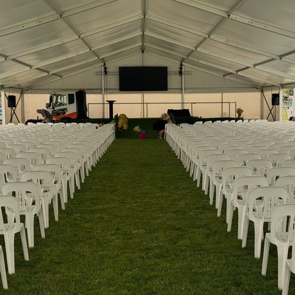 Silverfern marquee seating capacity guide